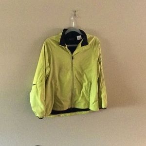 Sage green windbreaker jacket